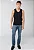 Regata Calvin Klein Jeans Masculina Chest CK Logo Preto - Imagem 3