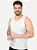 Regata Calvin Klein Jeans Masculina Chest CK Logo Branco - Imagem 1