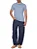 Polo Calvin Klein Slim Piquet Basica Azul Claro - Imagem 3