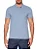Polo Calvin Klein Slim Piquet Basica Azul Claro - Imagem 4