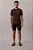 Camiseta Calvin Klein Piquet Marrom - Imagem 1