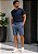 Bermuda Docthos Masculina Midle Azul Casual Premium Elastano - Imagem 6