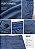 Bermuda Docthos Masculina Midle Azul Casual Premium Elastano - Imagem 2