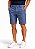 Bermuda Docthos Masculina Midle Azul Casual Premium Elastano - Imagem 1