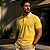 Polo Ellus Masculina Piquet Amarelo - Imagem 1