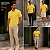 Polo Ellus Masculina Piquet Amarelo - Imagem 4