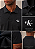 Camisa Polo Calvin Klein Jeans Masculina Azul Marinho Logo CK - Imagem 2