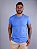 Camiseta Cotton Pima Azul Bic Bruder - Imagem 1