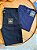 Kit Bermuda Sarja Preta + Camiseta Cotton Pima Marinho Bruder - Imagem 1