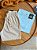 Kit Shorts Linho Bege + Camiseta Cotton Pima Azul Bebe Bruder - Imagem 1