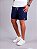 Kit Shorts Linho Marinho + Camiseta Cotton Pima Verde Musgo Bruder - Imagem 2