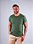 Kit Shorts Linho Marinho + Camiseta Cotton Pima Verde Musgo Bruder - Imagem 7