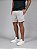 Kit Shorts Linho Chumbo + Camiseta Cotton Pima Azul bebe Bruder - Imagem 2