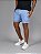 Kit Shorts Linho Azul Bebe + Camiseta Cotton Pima Creme Bruder - Imagem 2