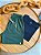 Kit Shorts Linho Verde Musgo + Camiseta Cotton Pima Preta Bruder - Imagem 1