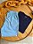 Kit Shorts Linho Azul Bebe + Camiseta Cotton Pima Marinho Bruder - Imagem 1