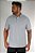 Camisa Polo Poliamida Cinza Claro Bruder - Imagem 3