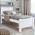 Cama Solteiro Athenas Branco Móveis Lopas - Imagem 2