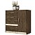 Cômoda com 4 Gavetas e 1 Porta Vênus Castanho Wood/Avelã Moval - Imagem 1