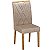 Cadeira com Tecido Bege Linho Lara Cinamomo Valdemóveis - Imagem 1