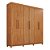 Guarda Roupa Casal 6 Portas Portugal Prime Cinamomo IMOP - Imagem 1