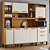 Kit Cozinha 220cm com 8 Portas e 3 Gavetas Nápoles Cinamomo/Off White Itatiaia - Imagem 2