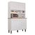 Cozinha Compacta com 4 Portas e 2 Gavetas Sofia Branco IMOP - Imagem 1