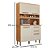 Cozinha Compacta com 4 Portas e 2 Gavetas Sofia Cinamomo/Off White IMOP - Imagem 3