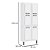Paneleiro 6 Portas 80cm em Aço New Premium Branco Itatiaia - Imagem 3