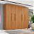 Guarda Roupa Casal 6 Portas 4 Gavetas Londres Imop Cinamomo - Imagem 2