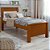 Cama Solteiro Athenas Frassino/Off White/Frassino Móveis Lopas - Imagem 2