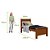 Cama Solteiro Athenas Frassino/Off White/Frassino Móveis Lopas - Imagem 3