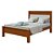 Cama Casal em MDF/MDP Athenas Frassino/Off White/Frassino Móveis Lopas - Imagem 1
