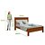 Cama Casal em MDF/MDP Athenas Frassino/Off White/Frassino Móveis Lopas - Imagem 3