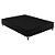 Base Box Casal 188x138x30 Sommier Tecido Rústico Preto Paropas - Imagem 1