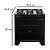 Fogão 5 Bocas com Mesa de Vidro e Forno 90L Neo Glass Preto Suggar - Imagem 2