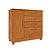 Cômoda Chicago 4 Gavetas 1 Porta Cinamomo Tcil - Imagem 1