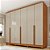 Guarda Roupa Casal 6 Portas Cataguases Cinamomo/Off White com Pés Tcil - Imagem 2