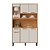 Kit Cozinha 120cm com 6 Portas Nápoles Cinamomo/Off White Itatiaia - Imagem 1