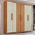 Guarda Roupa Casal 6 Portas Portugal Prime Cinamomo/Off White/Cinamomo IMOP - Imagem 2