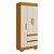 Guarda Roupa Solteiro 3 Portas 2 Gavetas Maya Cinamomo/Off White ACP Móveis - Imagem 1