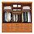 Guarda Roupa Casal 3 Portas 9 Gavetas Com Espelho Chicago Cinamomo Tcil - Imagem 4