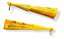 Leque + Piteira Pomba Gira Ciganas Amarelo Umbanda Candomblé - Imagem 3