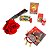 Kit Pombagira Pulseira Defumador Baralho Leque Perfume Rosa - Imagem 1