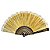 Leque Grande Dourado PombaGira Cigana Candomblé Umbanda 35cm - Imagem 1