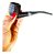 Kit Cachimbo 1 Branco 1 Preto Curvo Pretos Velhos Umbanda - Imagem 2