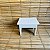 Banco Madeira MDF Branco Pretos Velhos Umbanda Candomble - Imagem 6