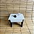 Kit Banco Madeira Preto Branco Cachimbo Preto Caneca Branca - Imagem 2