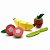 Kit Frutinhas: Banana, Goiaba, Maça e Faca - Newart Toy - Imagem 1