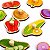 Quebra-Cabeça Encaixe Vegetais Com Pinos Alimentação 18m+ da Tooky Toy - Imagem 1